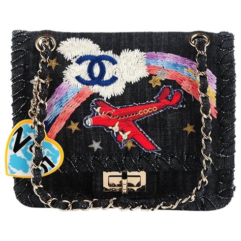 chanel 2.55 denim